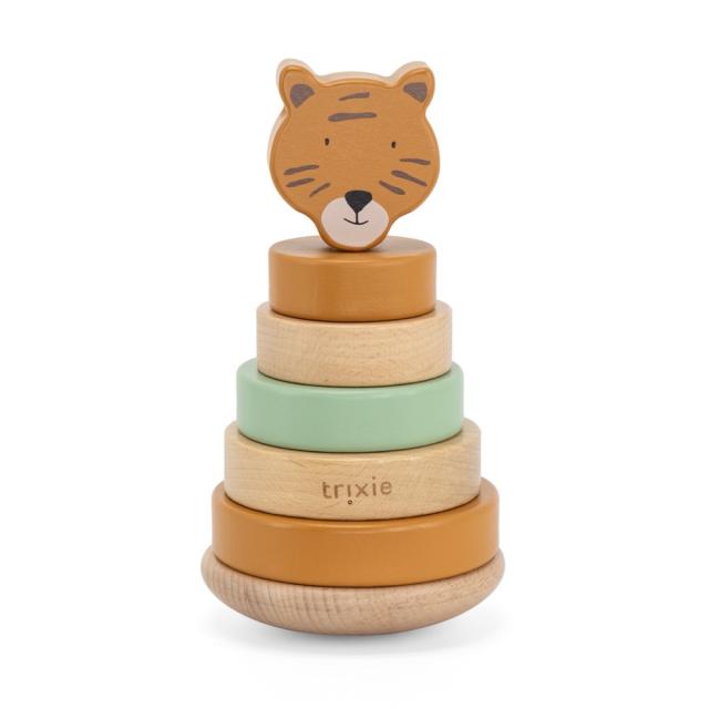 Wooden stacking toy - Mr. Tiger 