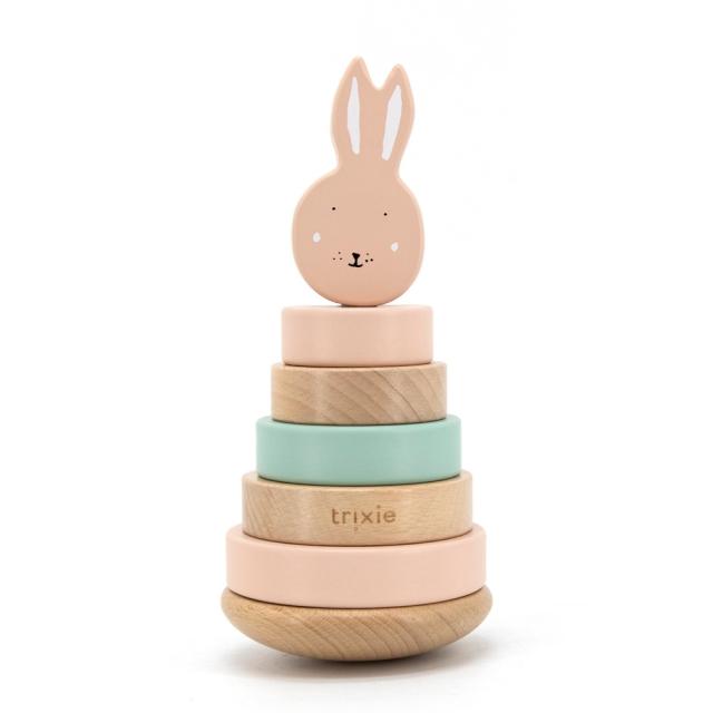 Wooden stacking toy - Mrs. Rabbit