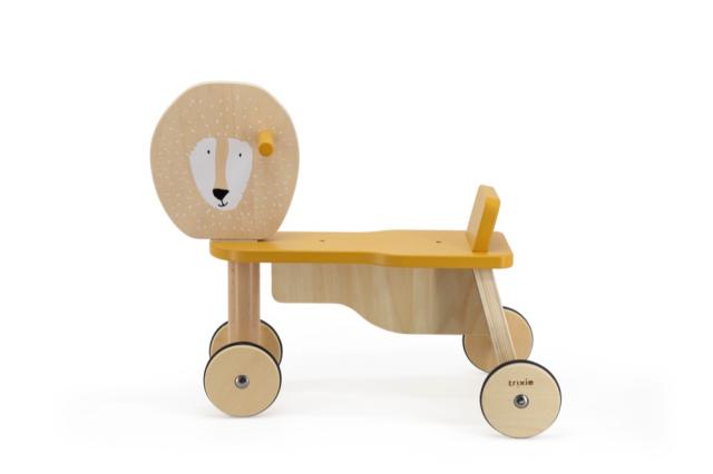Wooden bicycle 4 wheels - Mr. Lion