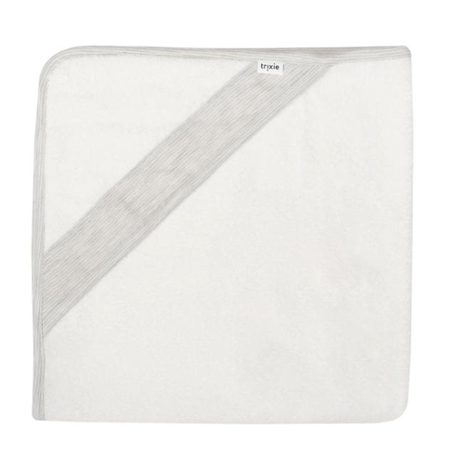 Hooded towel - Powder stripes