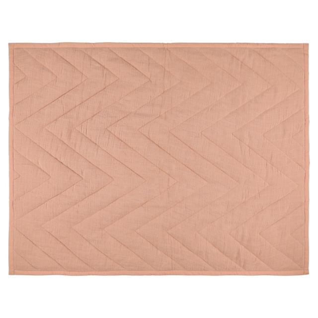 Couverture en coton | 75x100cm - Bliss Coral