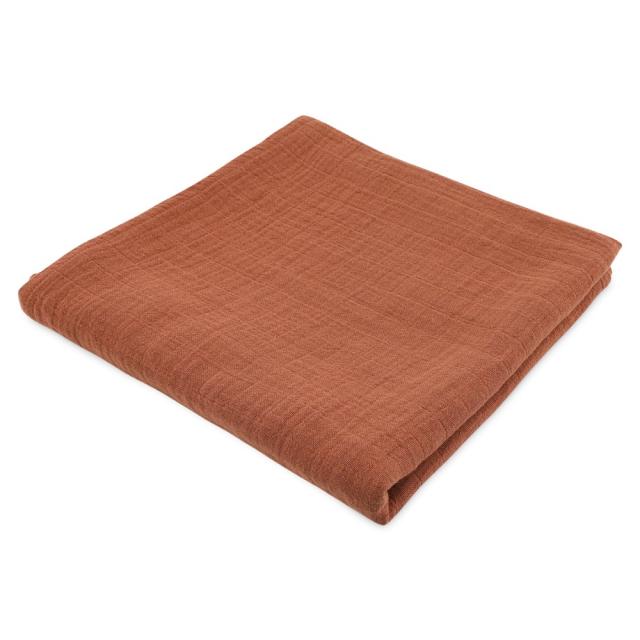 Muslin cloth | 110x110cm - Bliss Rust