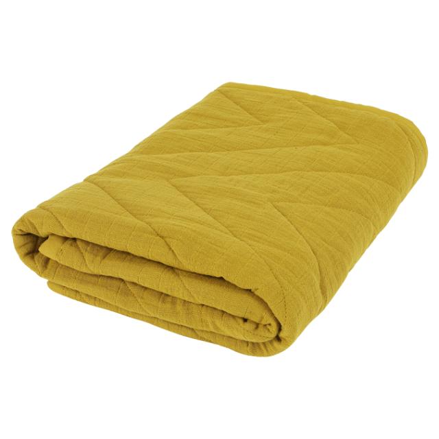 Cotton blanket | 75 x 100 cm - Bliss Mustard 