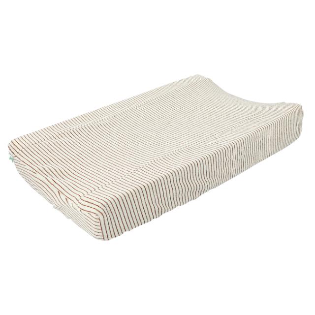 Changing pad cover | 70x45cm - Stripes Rust