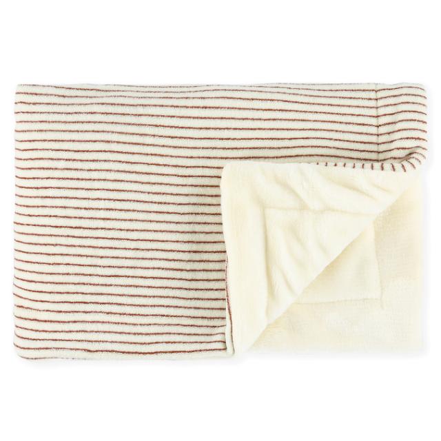 Fleece blanket | 75x100cm - Stripes Rust