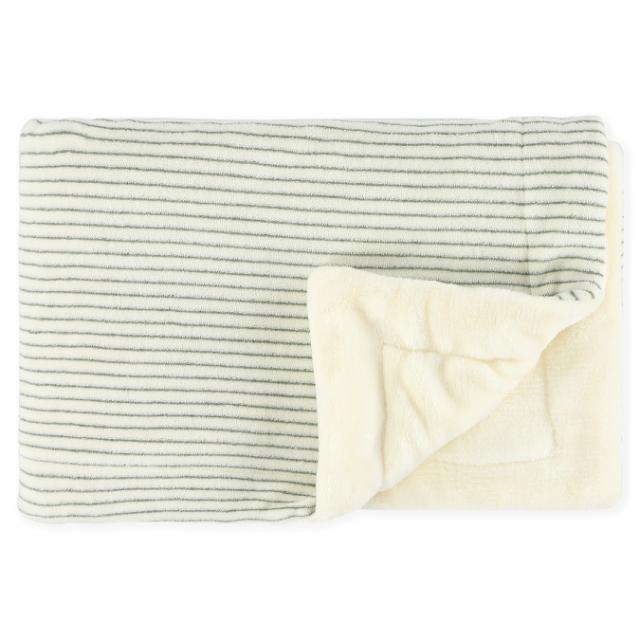 Fleece blanket | 75x100cm - Stripes Olive