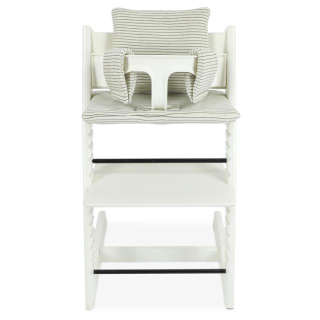 High chair cushion | TrippTrapp - Stripes Olive