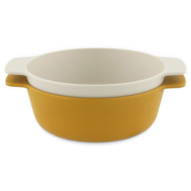 PLA bowl 2-pack - Mustard