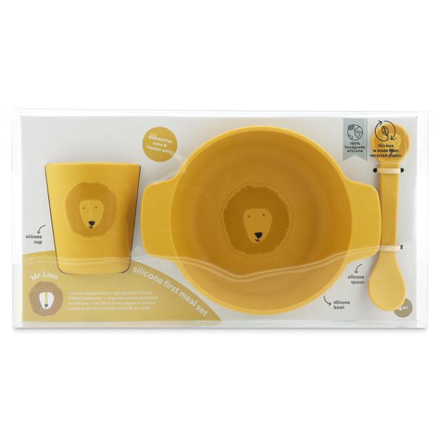 Silicone first meal set - Mr. Lion