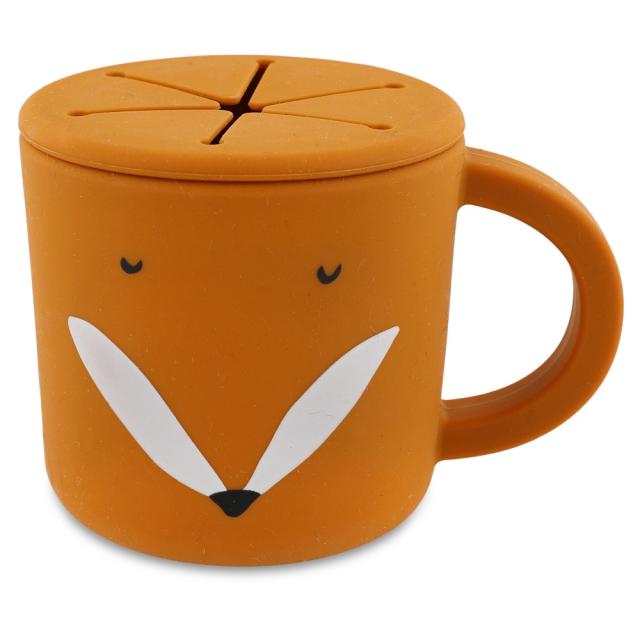 Silicone snack cup - Mr. Fox