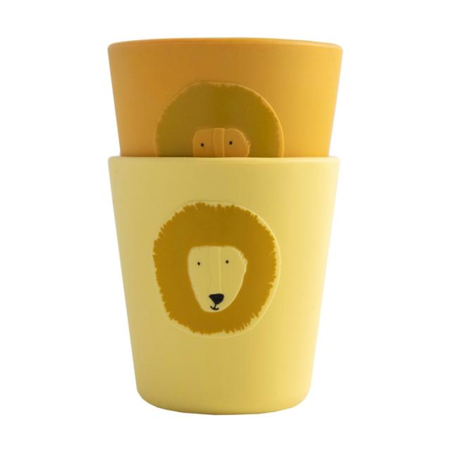 Silicone cup 2-pack - Mr. Lion