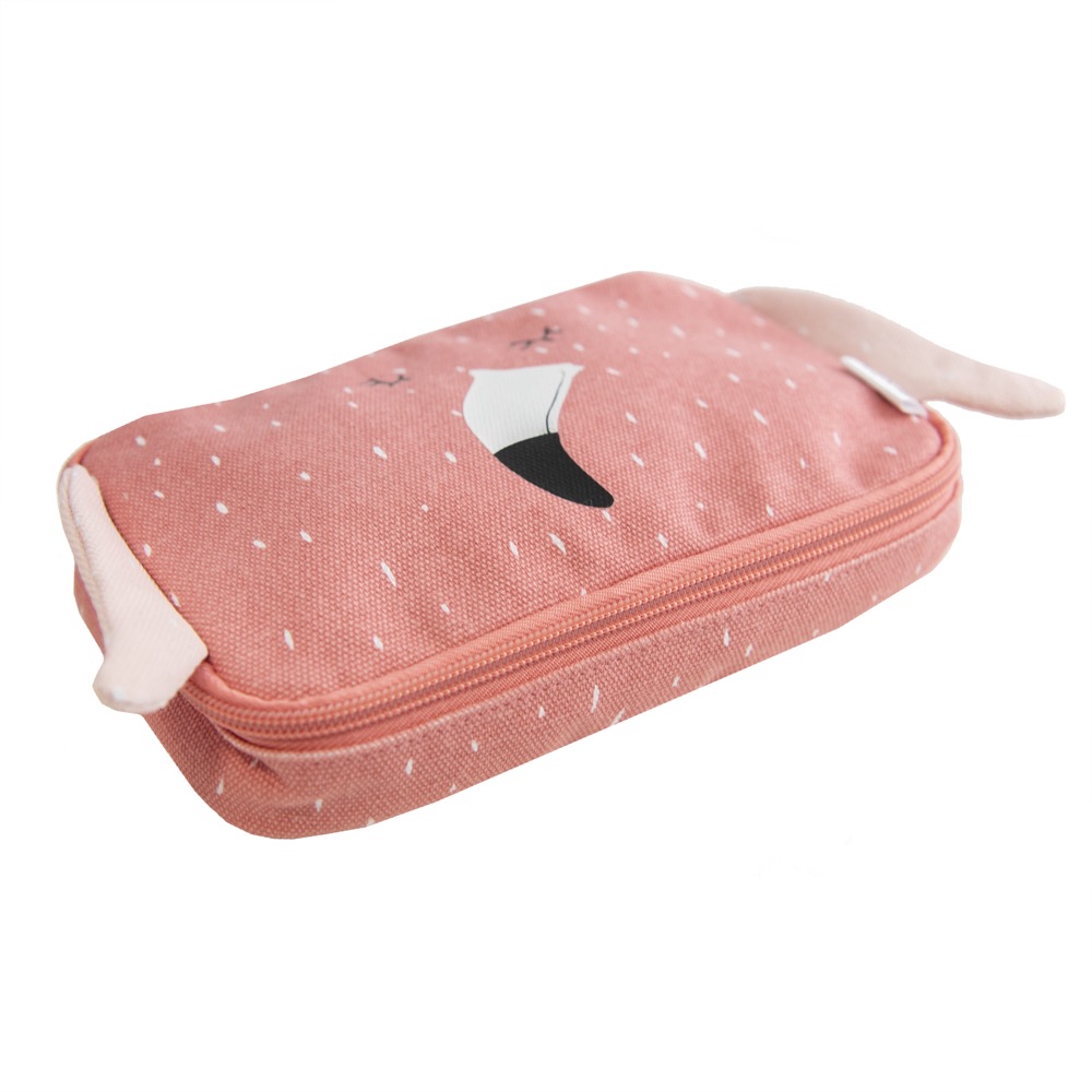 TRIXIE Pencil case rectangular - Mrs. Flamingo TRIXIE Pencil case rectangular - Mrs. Flamingo