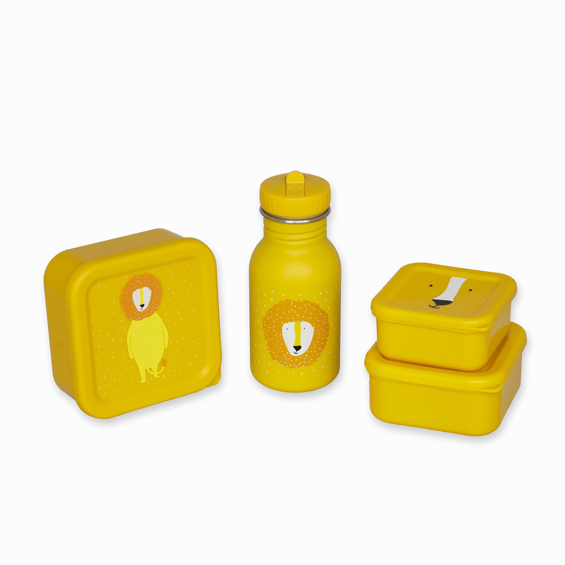 Schoolset - drinkfles & snackbox - Mr. Lion