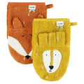 Washandje 2-pack | Mr. Lion - Mr. Fox