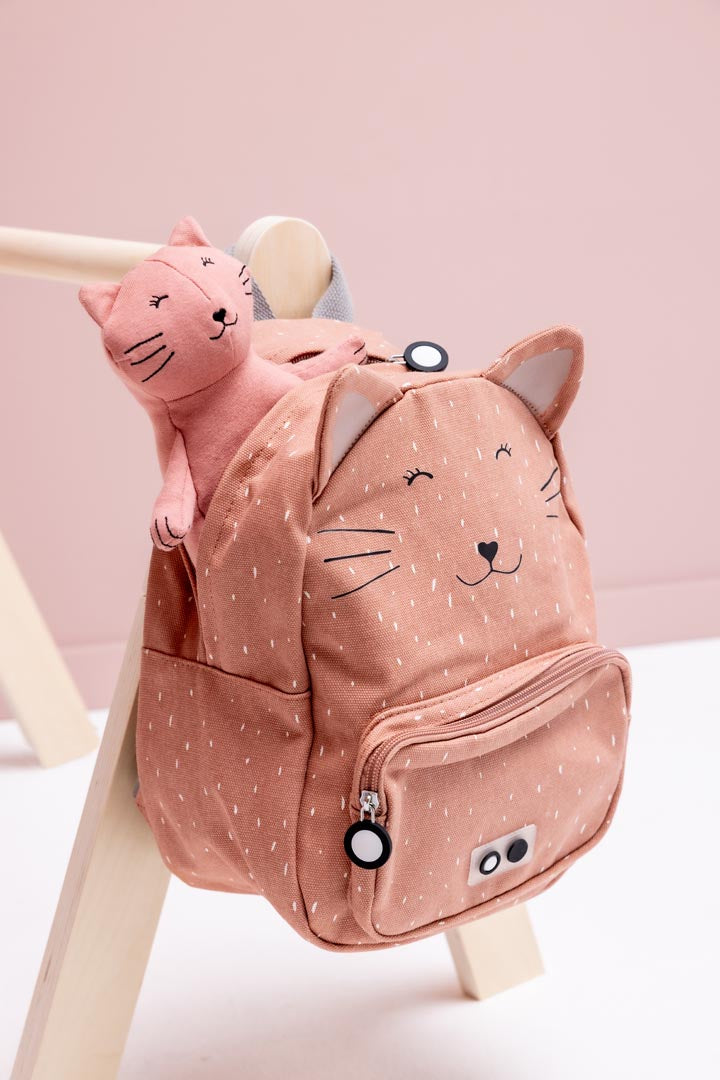 Trixie backpack and plush Mrs. Cat