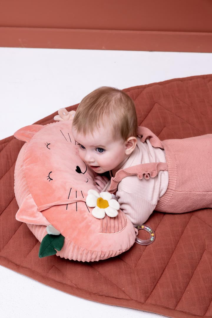 Trixie tummy time pillow Mrs. Cat