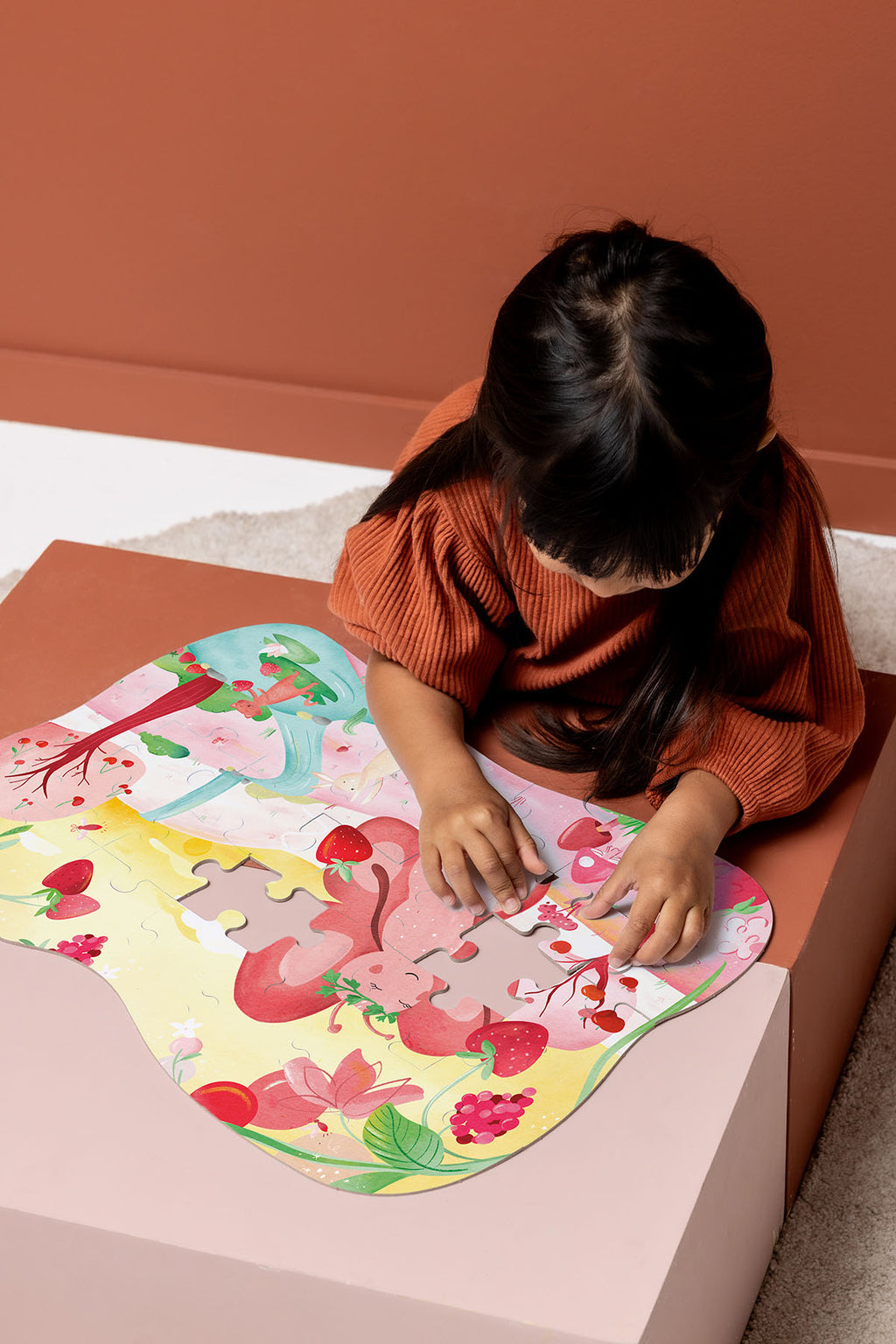 Vormenpuzzel - Fruitfee Mrs. Butterfly - 35 stuks