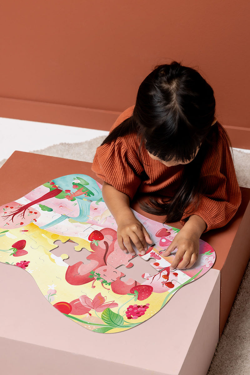 Vormenpuzzel - Fruitfee Mrs. Butterfly - 35 stuks