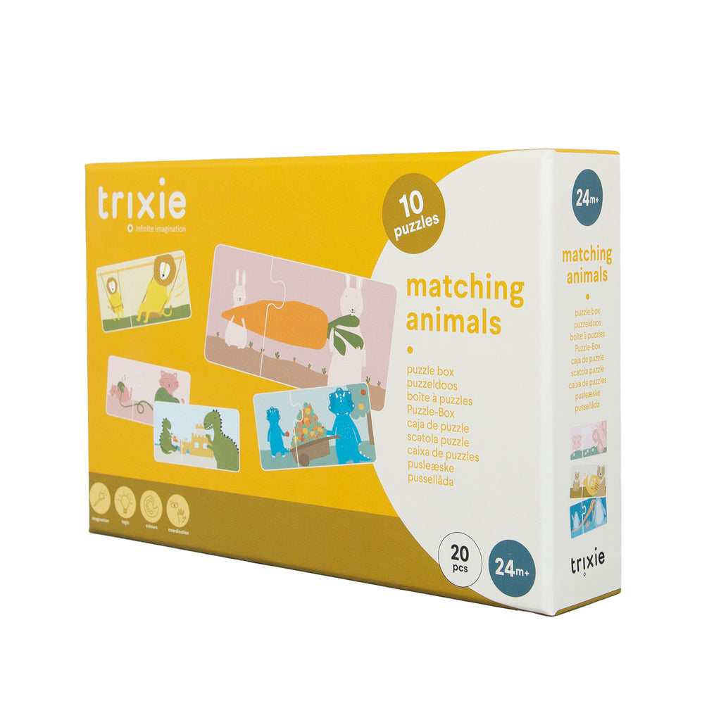 Puzzeldoos - Dieren matchen - 10 duo puzzels