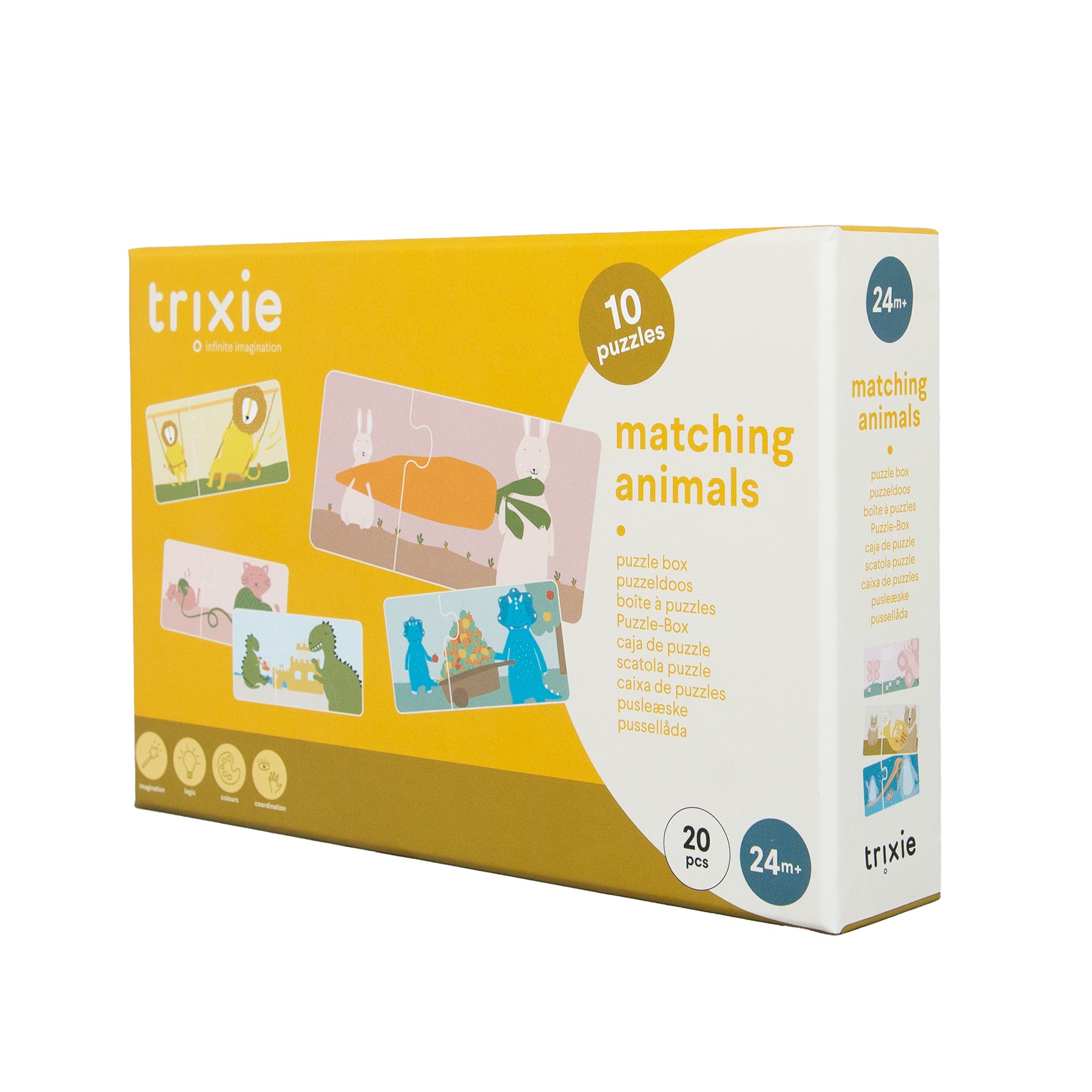 Puzzeldoos - Dieren matchen - 10 duo puzzels