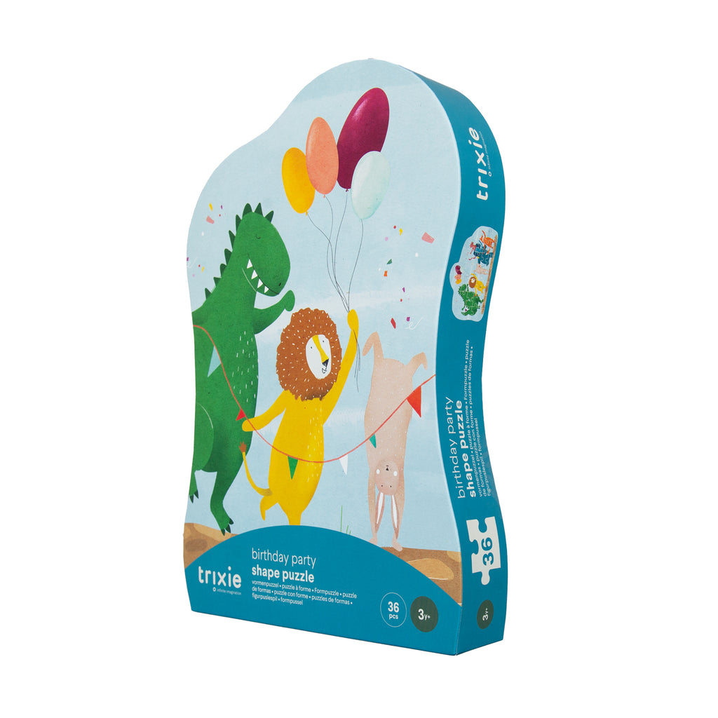 Vormenpuzzel - Verjaardagsfeest - 36 stuks