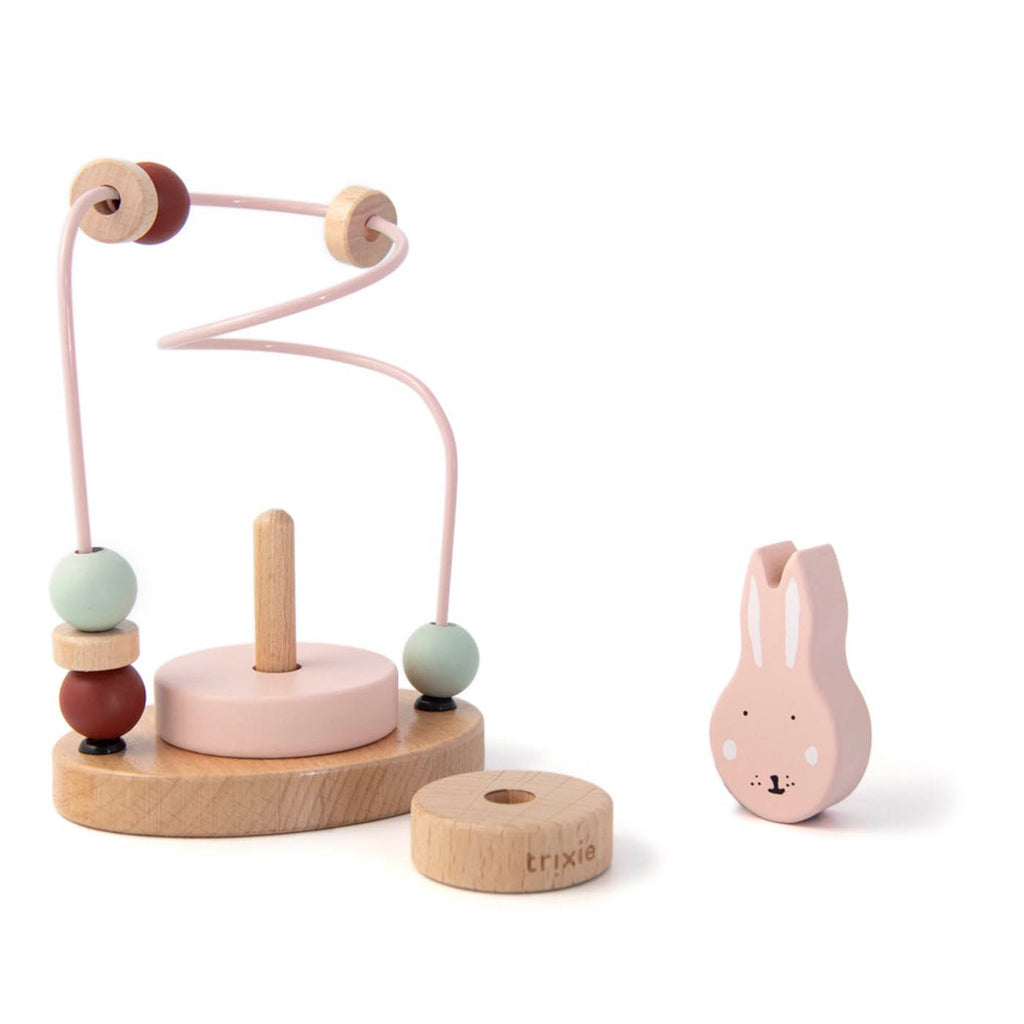 Houten kralenframe - Mrs. Rabbit