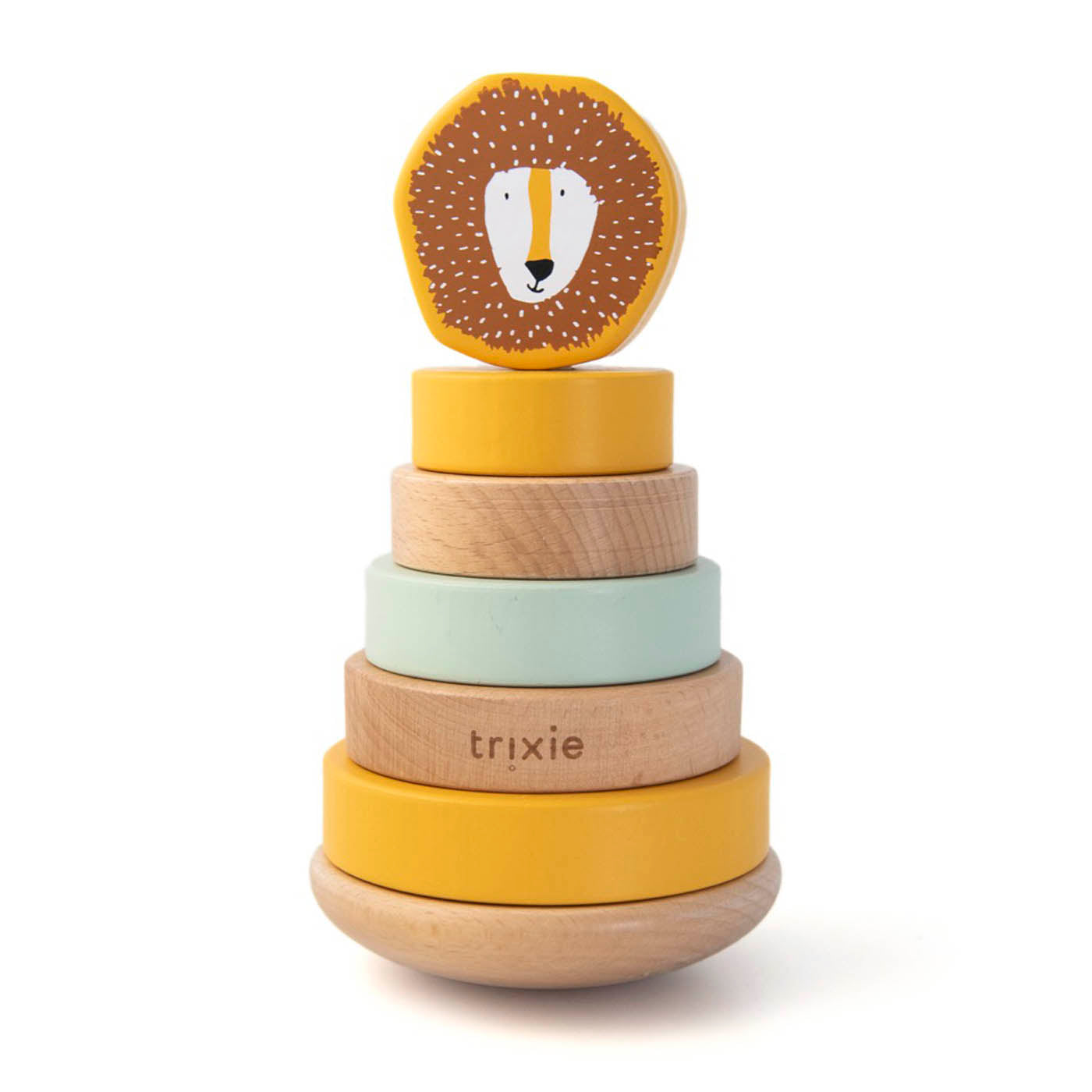 Houten stapeltoren - Mr. Lion