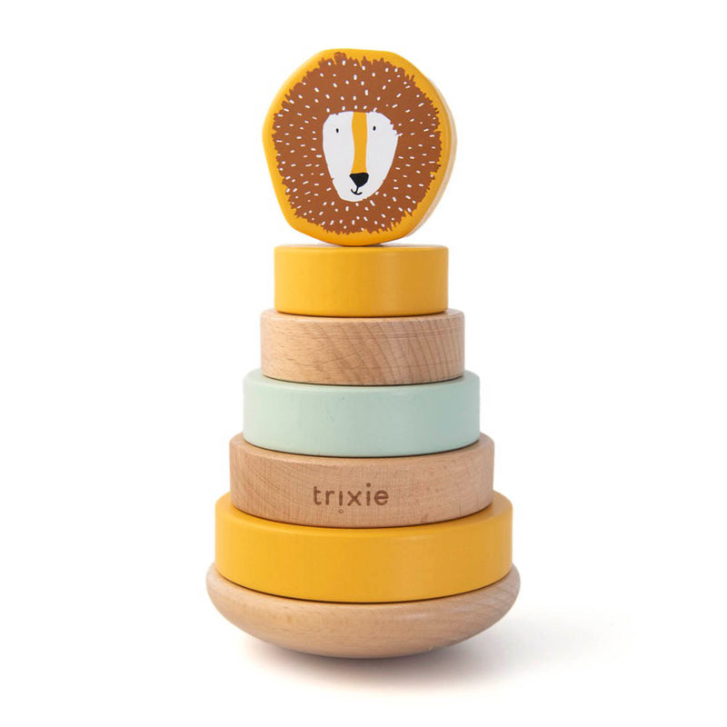 Houten stapeltoren - Mr. Lion