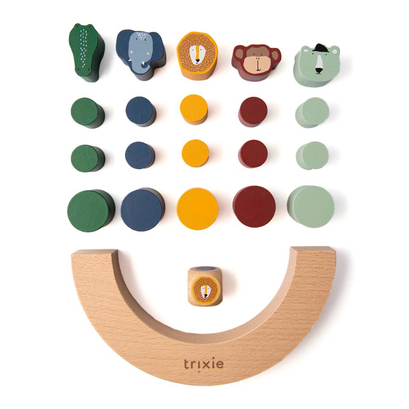 Houten balanceerspel
