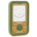 Houten baby telefoon met silicone - Mr. Dino