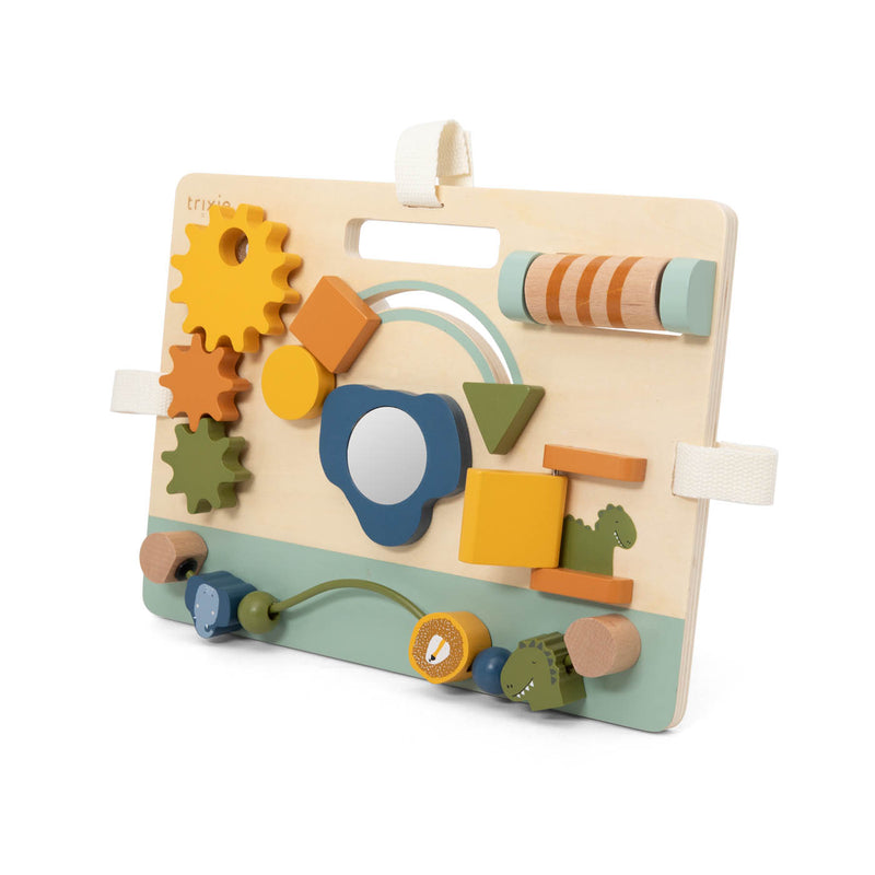 Houten activiteitenbord - Mrs. Elephant