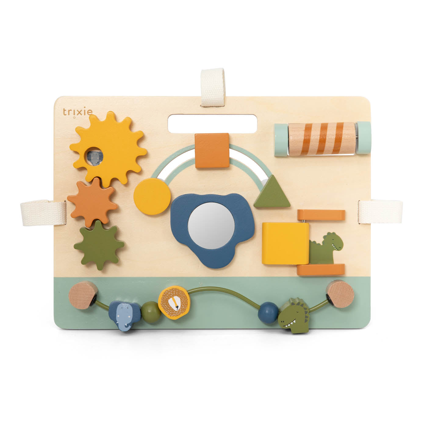 Houten activiteitenbord - Mrs. Elephant