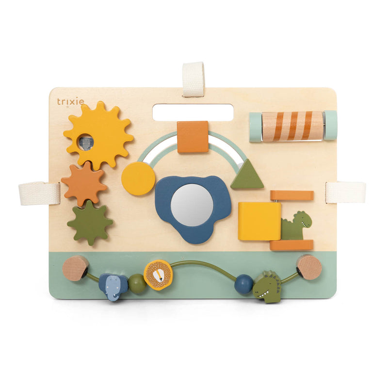Houten activiteitenbord - Mrs. Elephant