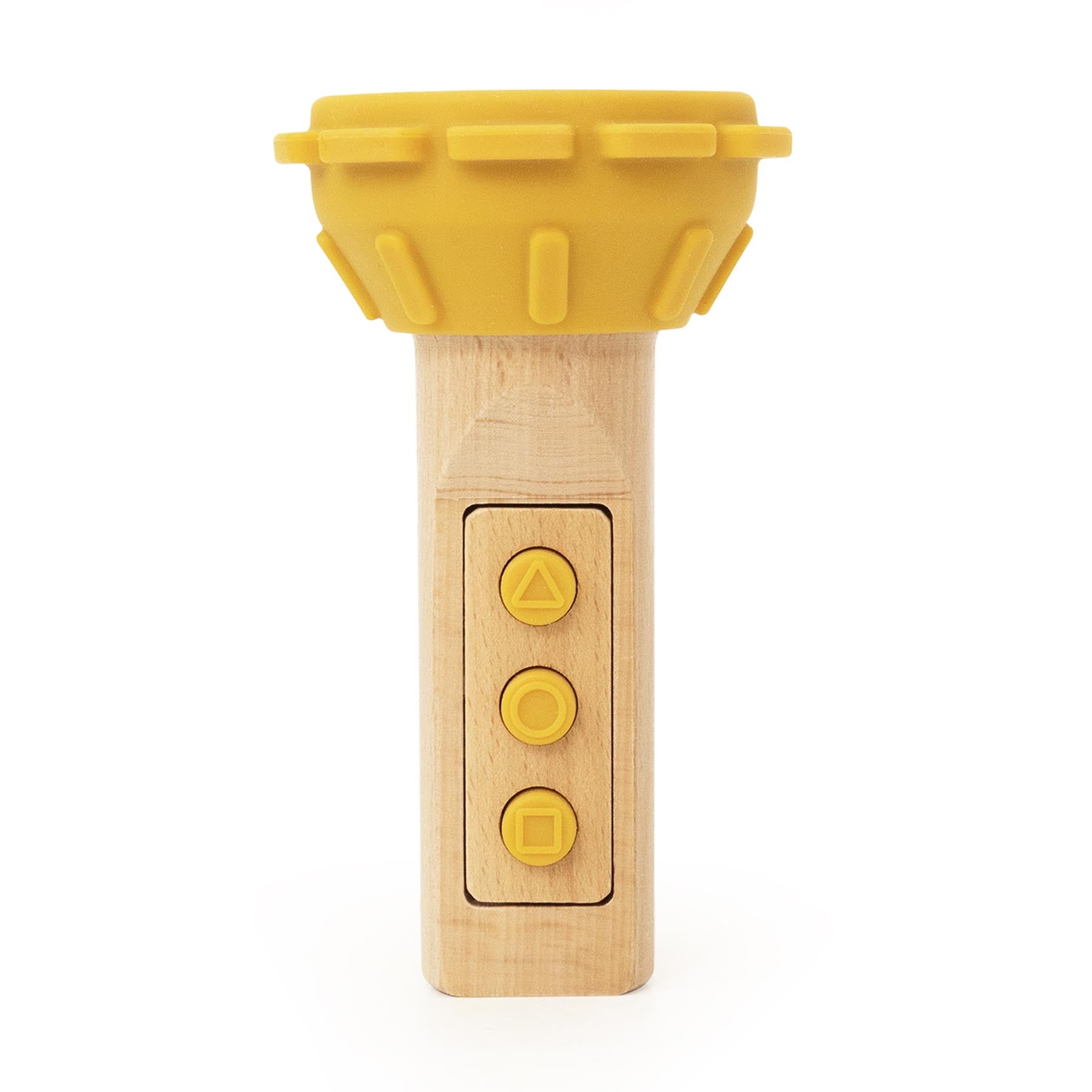 Wooden silicone flashlight - Mr. Lion