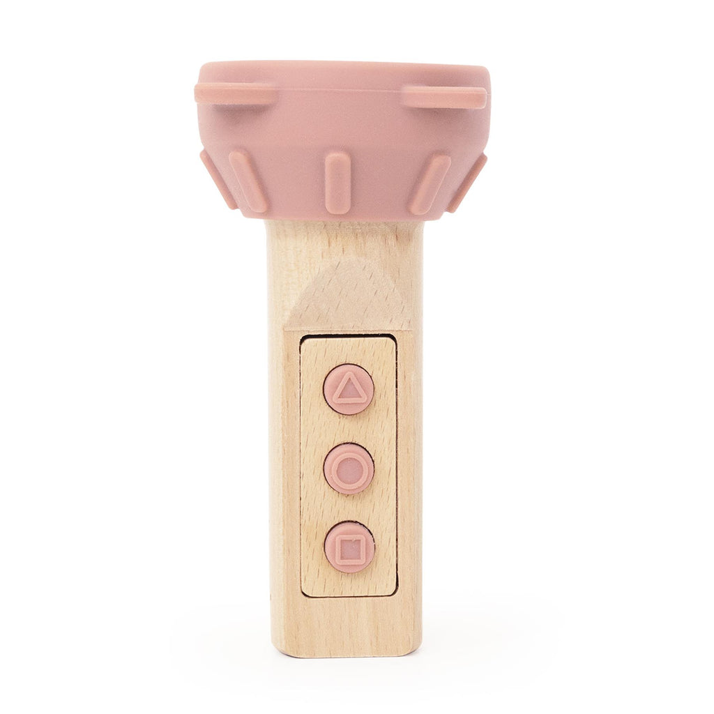 Wooden silicone flashlight - Mrs. Cat
