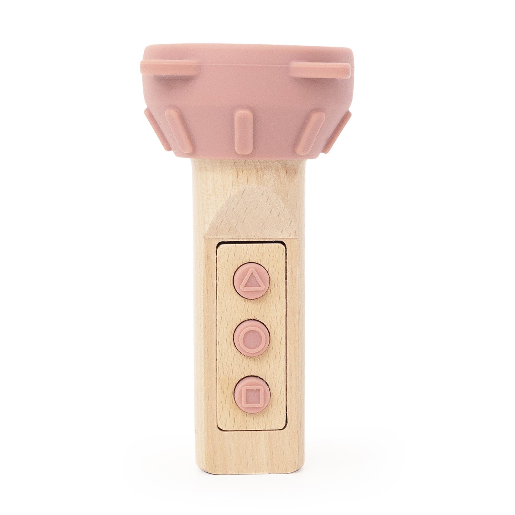 Wooden silicone flashlight - Mrs. Cat