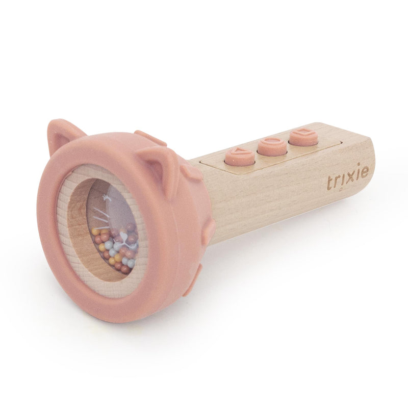 Wooden silicone flashlight - Mrs. Cat