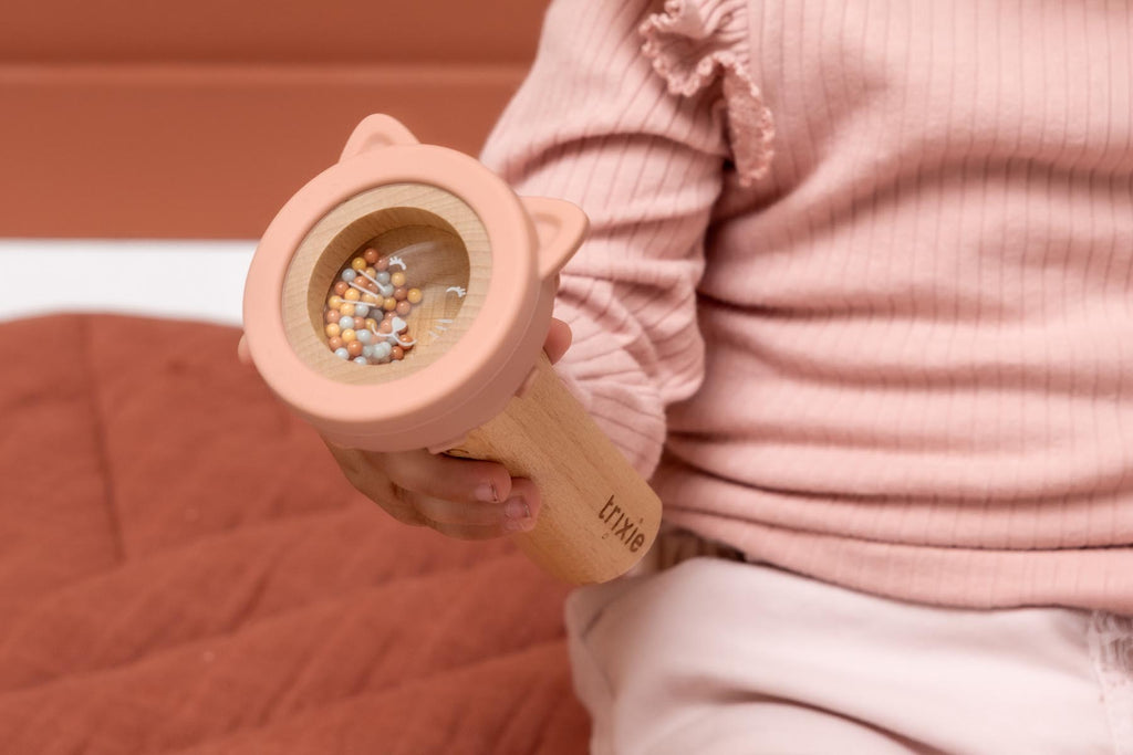 Wooden silicone flashlight - Mrs. Cat
