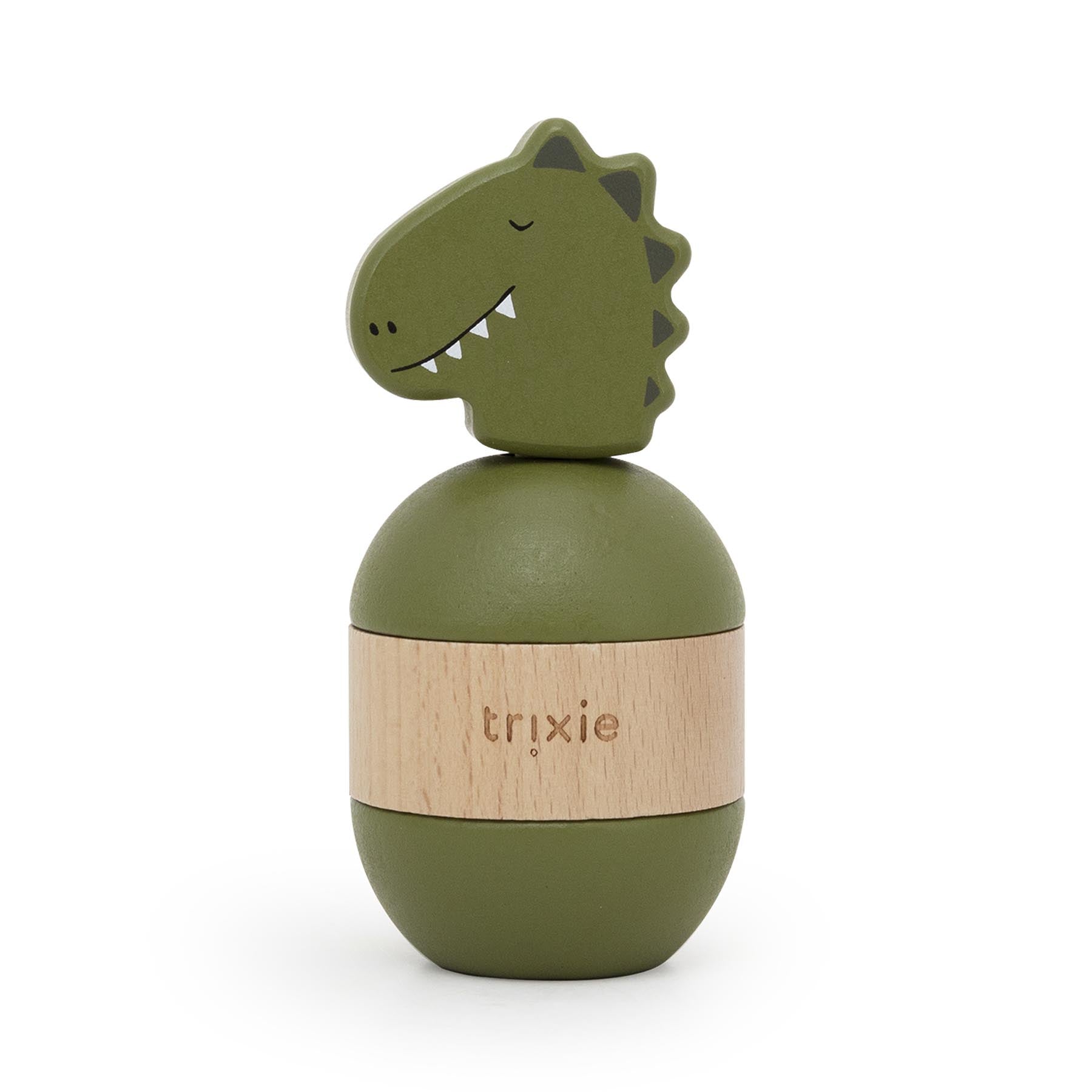 Wooden rattle stacker - Mr. Dino