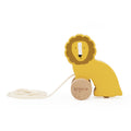 Wooden small pull along toy - Mr. Lion