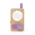 Houten walkie talkie - Mrs. Peacock