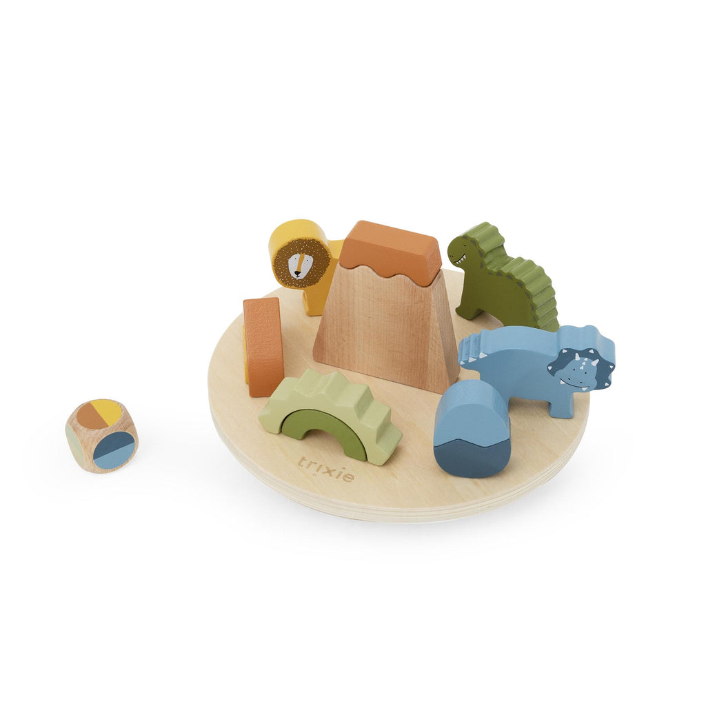 Jeu d’équilibre en bois - Aventure Dino