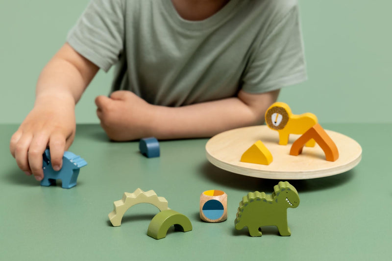 Jeu d’équilibre en bois - Aventure Dino