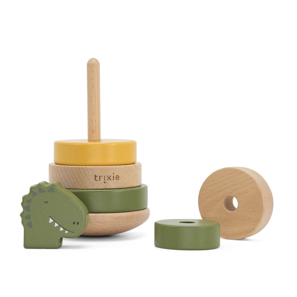 Houten stapeltoren - Mr. Dino