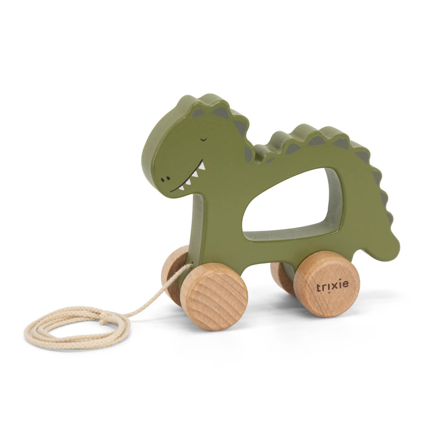 Houten trekspeeltje - Mr. Dino