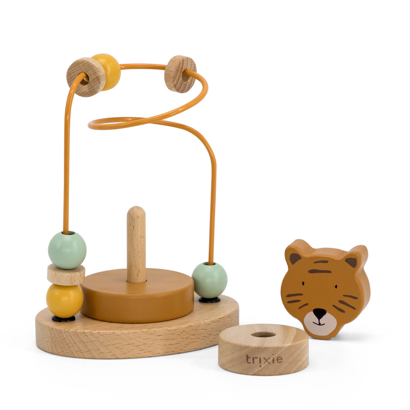 Wooden beads maze - Mr. Tiger