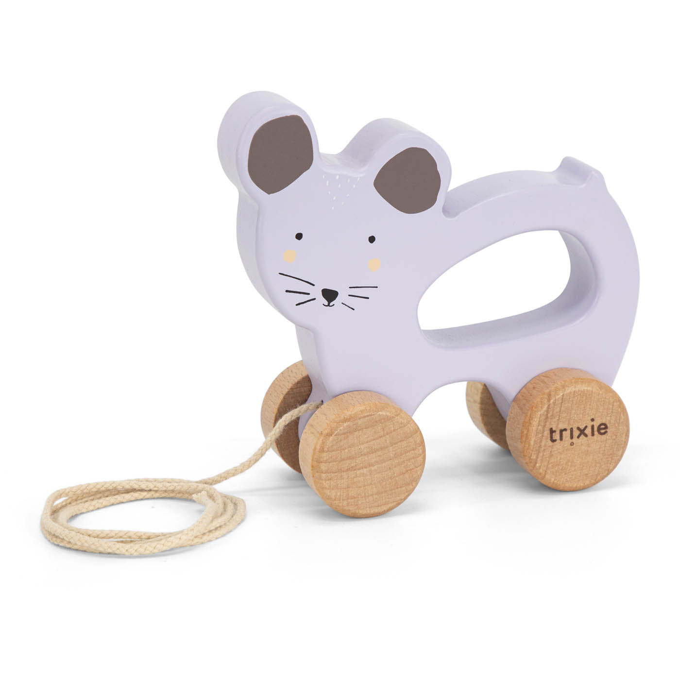 Wooden pull along toy - Mrs. Mouse