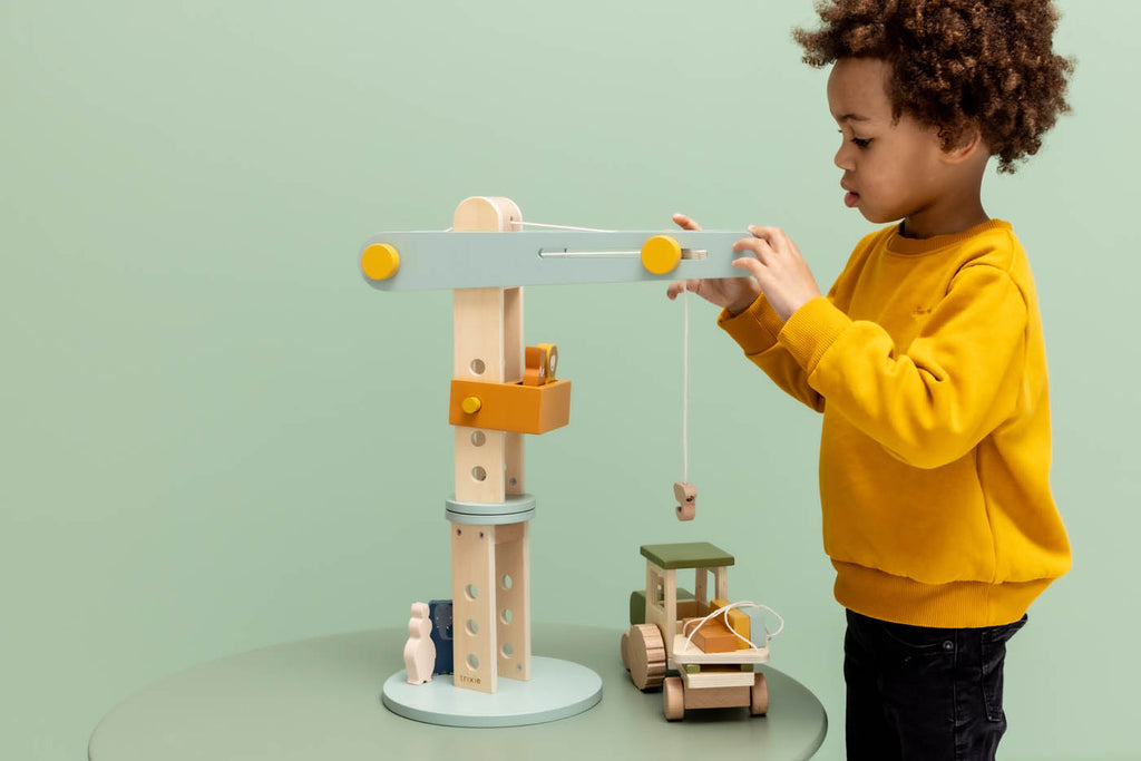 Trixie playtime wooden crane 