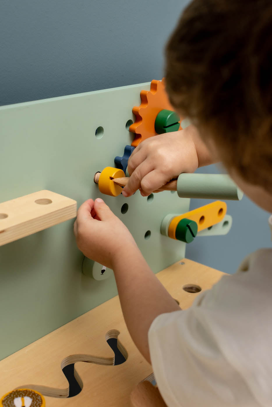 Houten werkbank