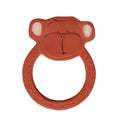 Natuurlijk rubber ronde bijtring - Mr. Monkey